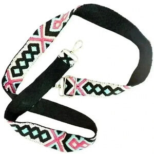 🌈 6/$60 Replacement Strap Camera Strap Gold Hardware Geometric Pattern